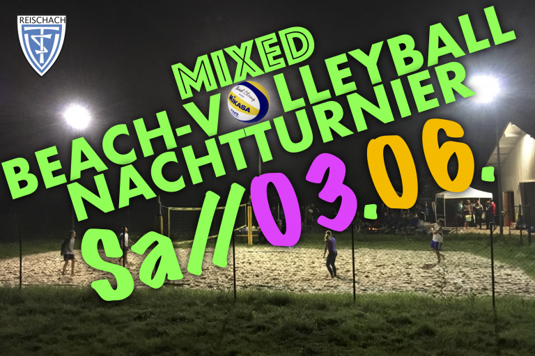 Mixed Beach-Volleyball-Nachtturnier am 03. Juni 2023