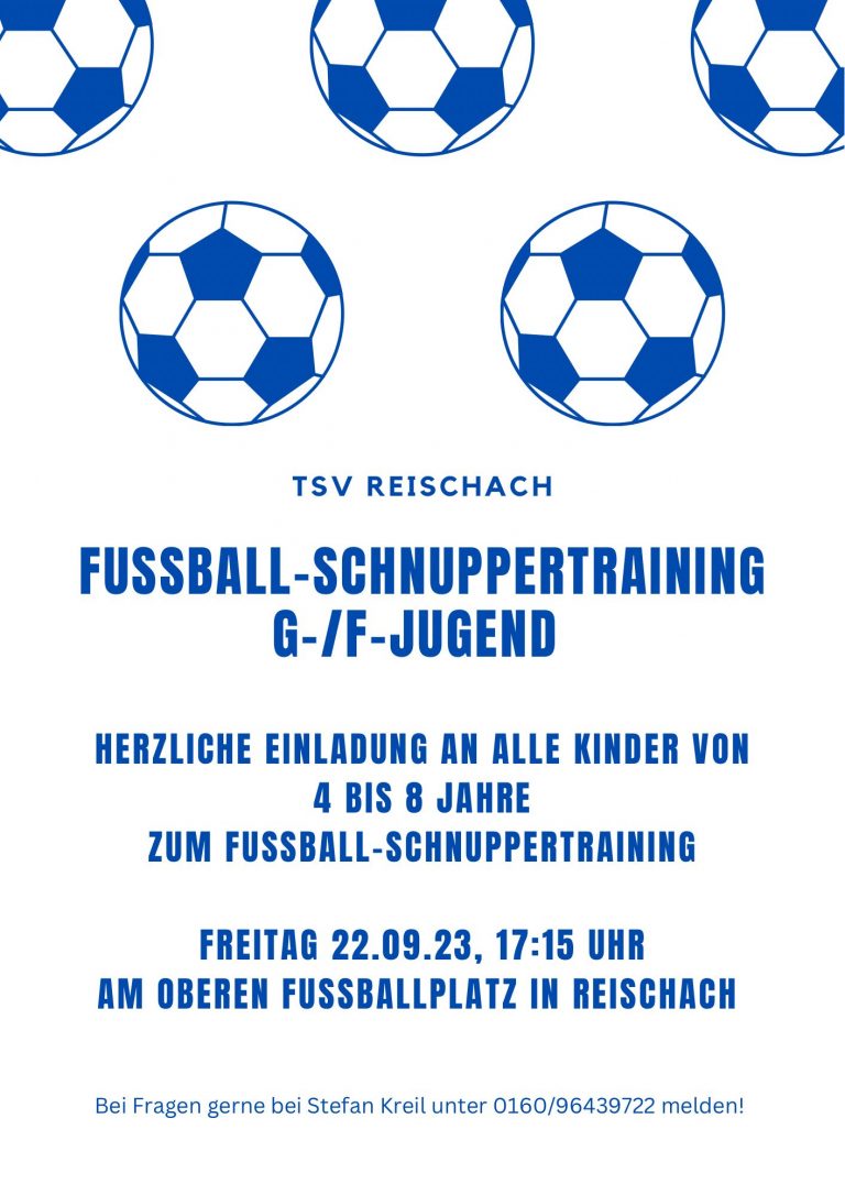 Fussball-Schnuppertraining