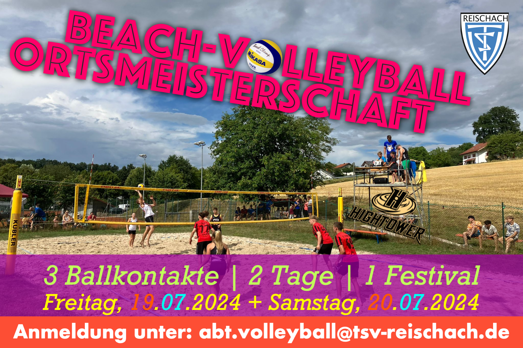 Beach-Volleyball-Ortsmeisterschaft 2024 (Tag 1 - Vorrundenspiele)