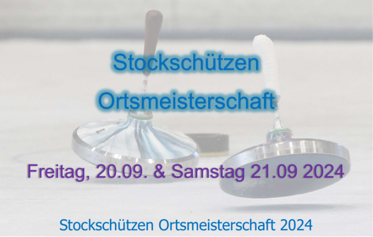 Stockschützen Ortsmeisterschaft 2024