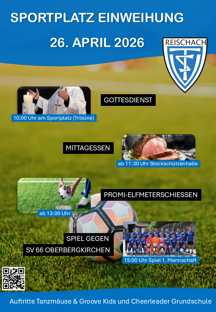 Sportplatz Einweihung 2026