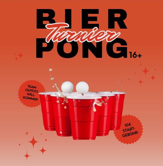 Tennis Bierpong Turnier