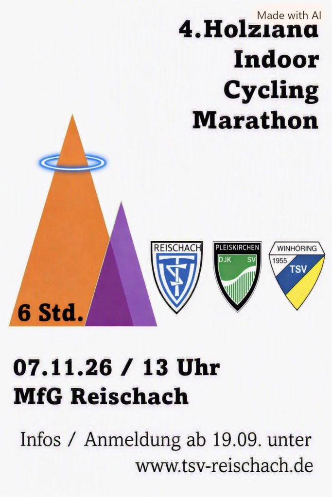 4. Holzland Indoor-Cycling Marathon 2026